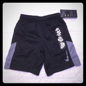 Black and gray Nike shorts
